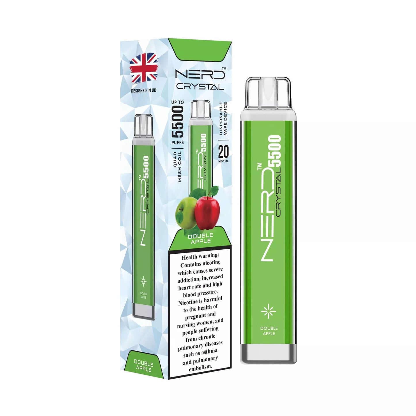 Nerd Crystal 5500 Puffs Disposable