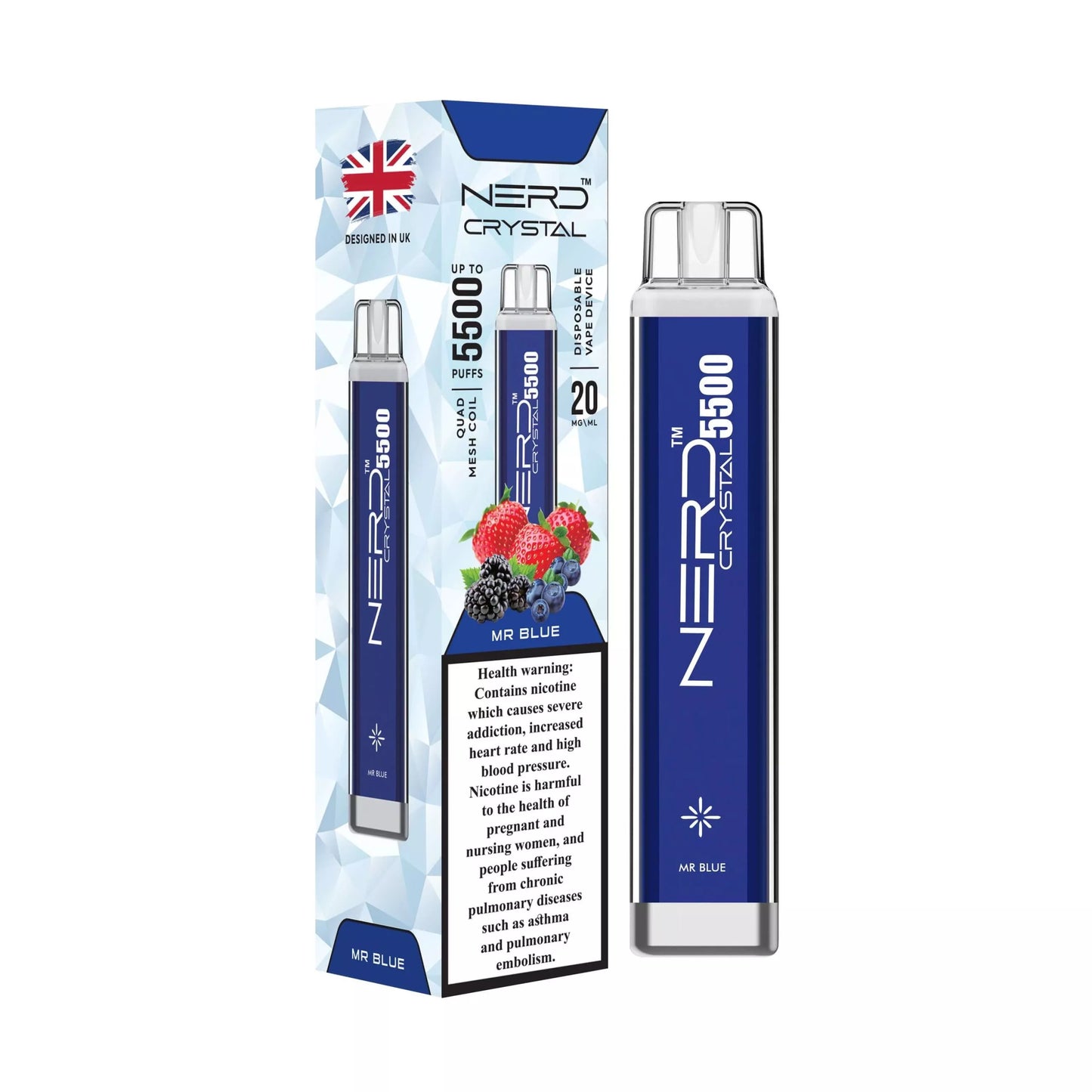 Nerd Crystal 5500 Puffs Disposable
