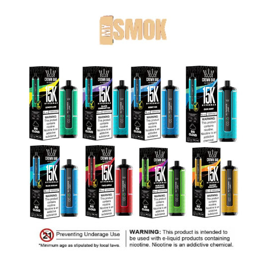 Al Fakher Crown Bar Hypermax 15000 Puffs Disposable in UAE