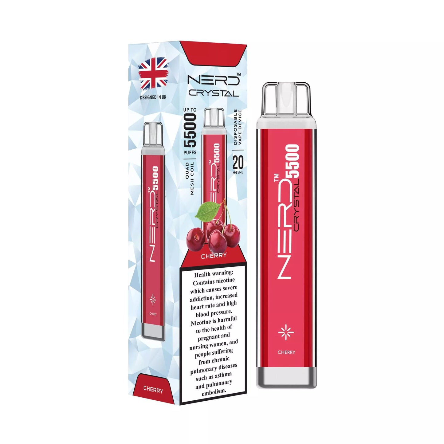 Nerd Crystal 5500 Puffs Disposable