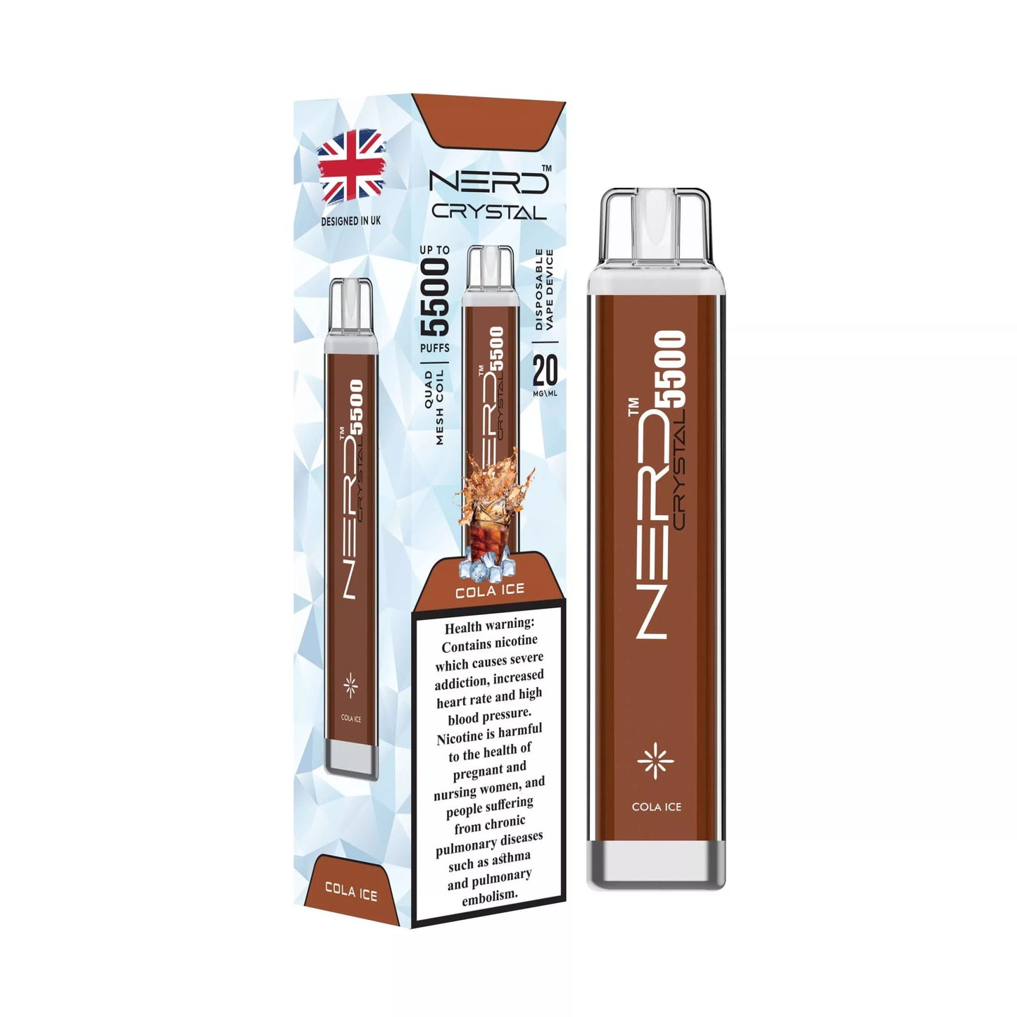 Nerd Crystal 5500 Puffs Disposable