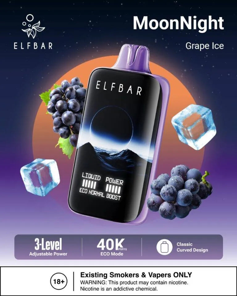 Elfbar Moonlight 40000 Puffs Disposable Vape In Dubai UAE