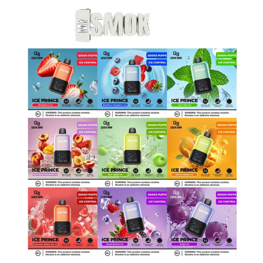 Geek Bar Ice Prince 50000 Puffs Disposable Vape In UAE