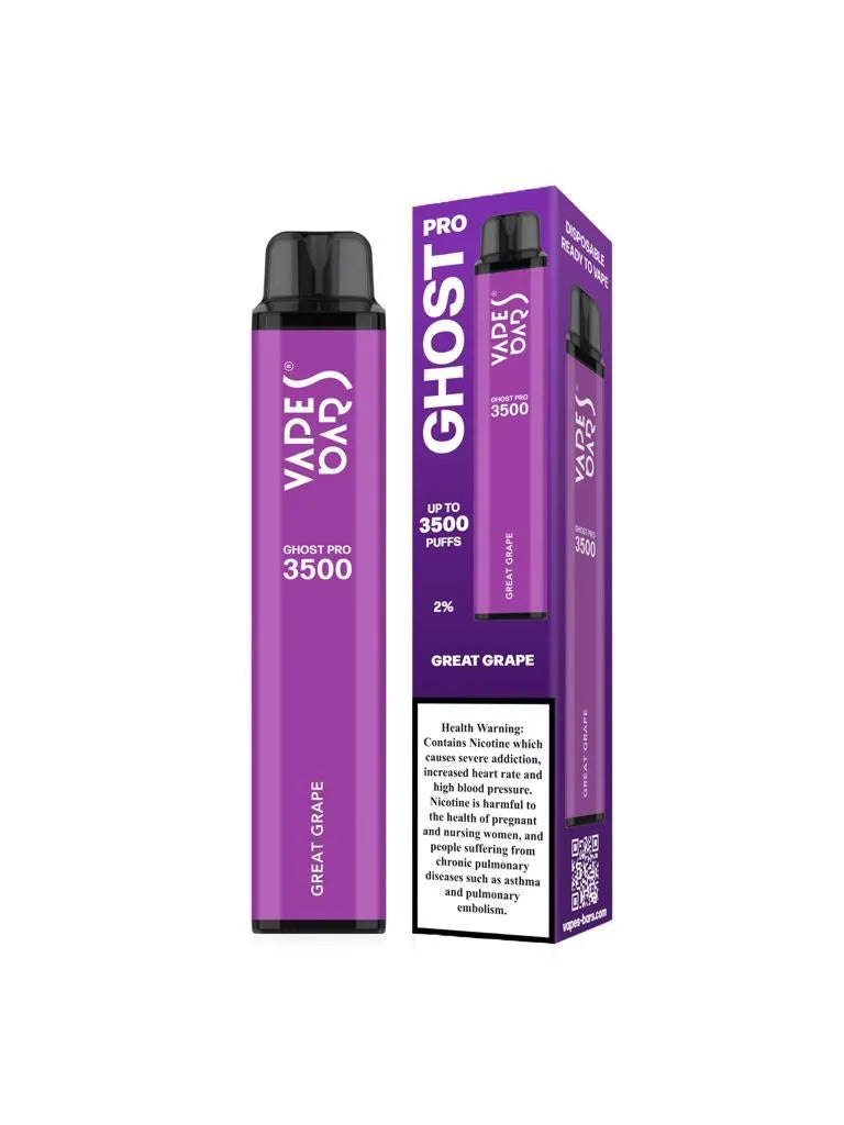 Vapes Bars Ghost Pro 3500 Puff Disposable