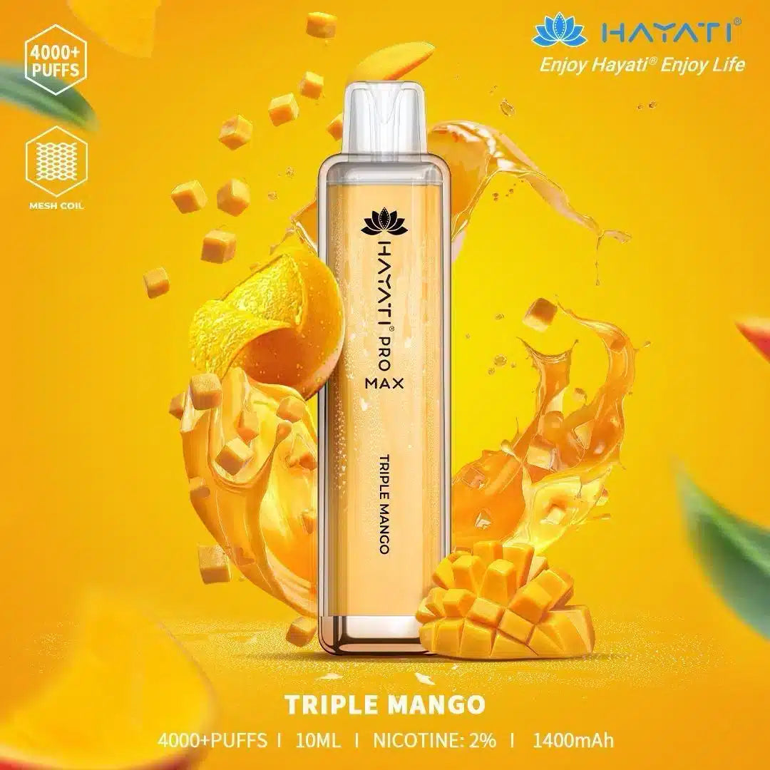 Hayati Pro Max 4000 Puff Disposable Vape