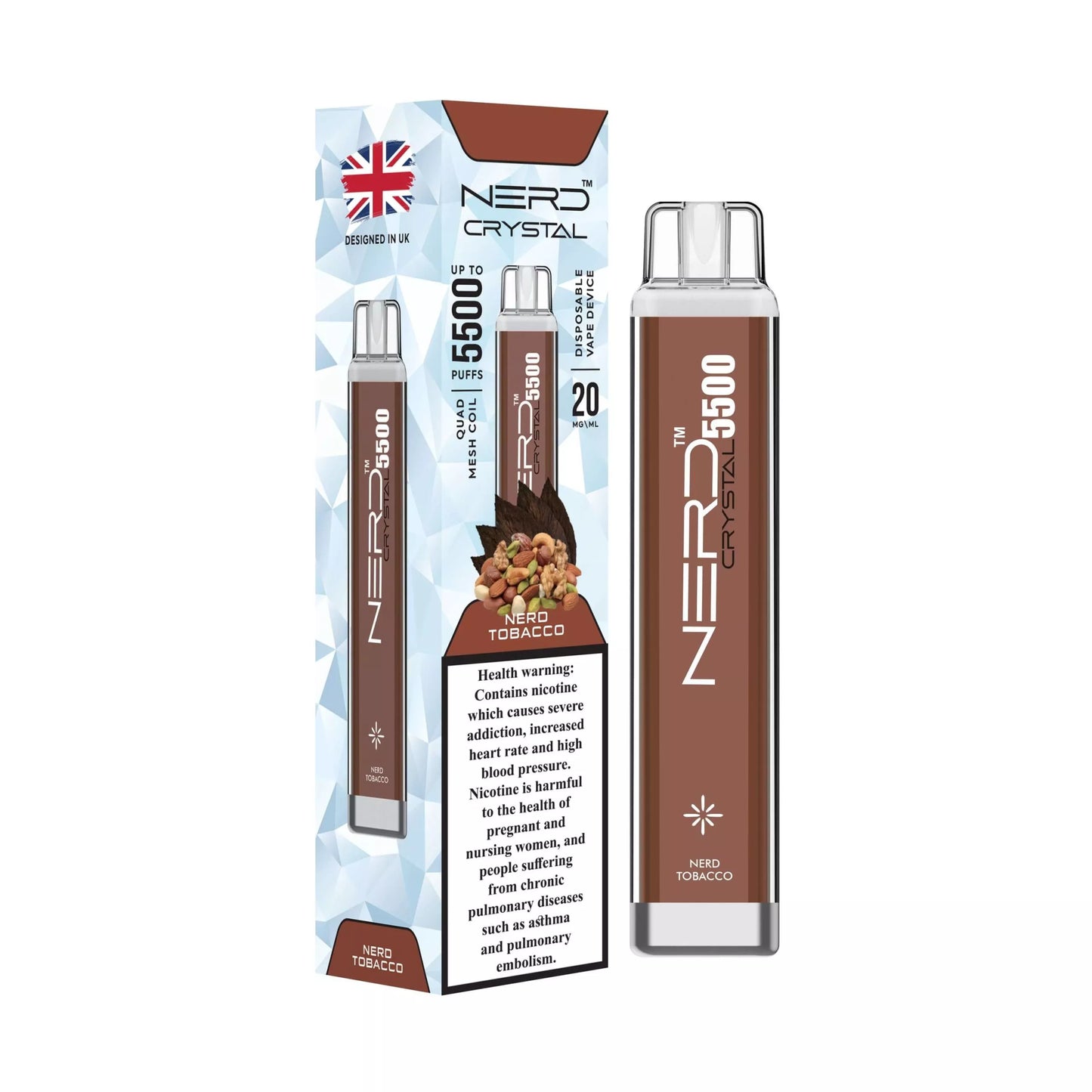 Nerd Crystal 5500 Puffs Disposable