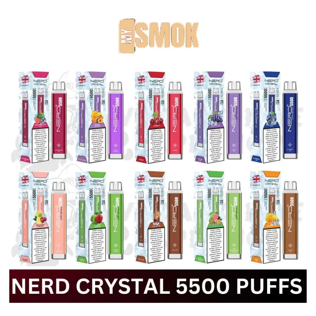Nerd Crystal 5500 Puffs Disposable