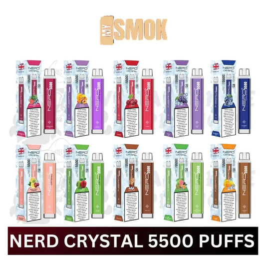 Nerd Crystal 5500 Puffs Disposable
