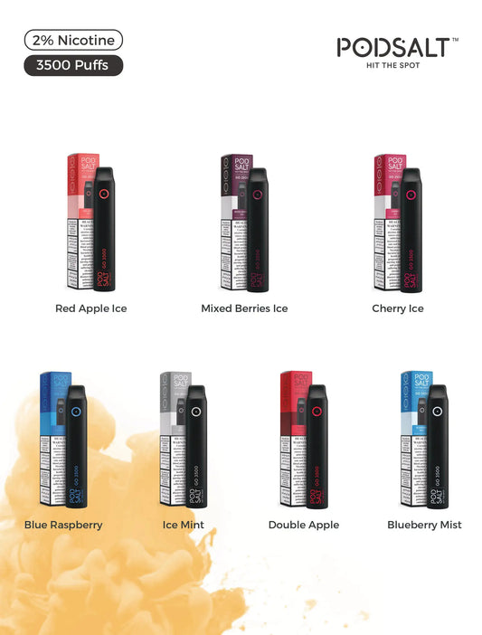 Pod Salt Go 3500 Puffs Disposable Vape