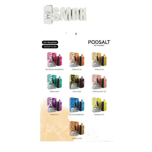Pod Salt 15000 Puffs Disposable Vape In Dubai UAE