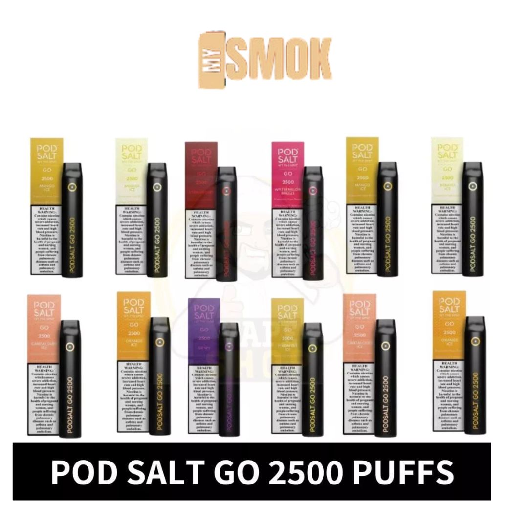 Pod Salt Go Disposable Vape 2500 Puffs
