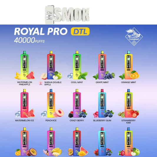 Tugboat Royal Pro Dtl 40000 Puffs Disposable Vape in Dubai UAE