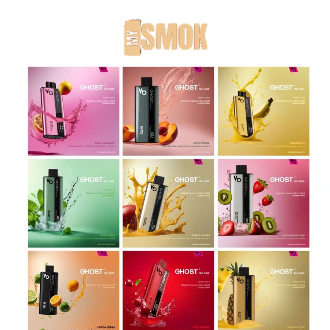 Vapes Bars Ghost Pro Elite 7000 Puffs Disposable Vape