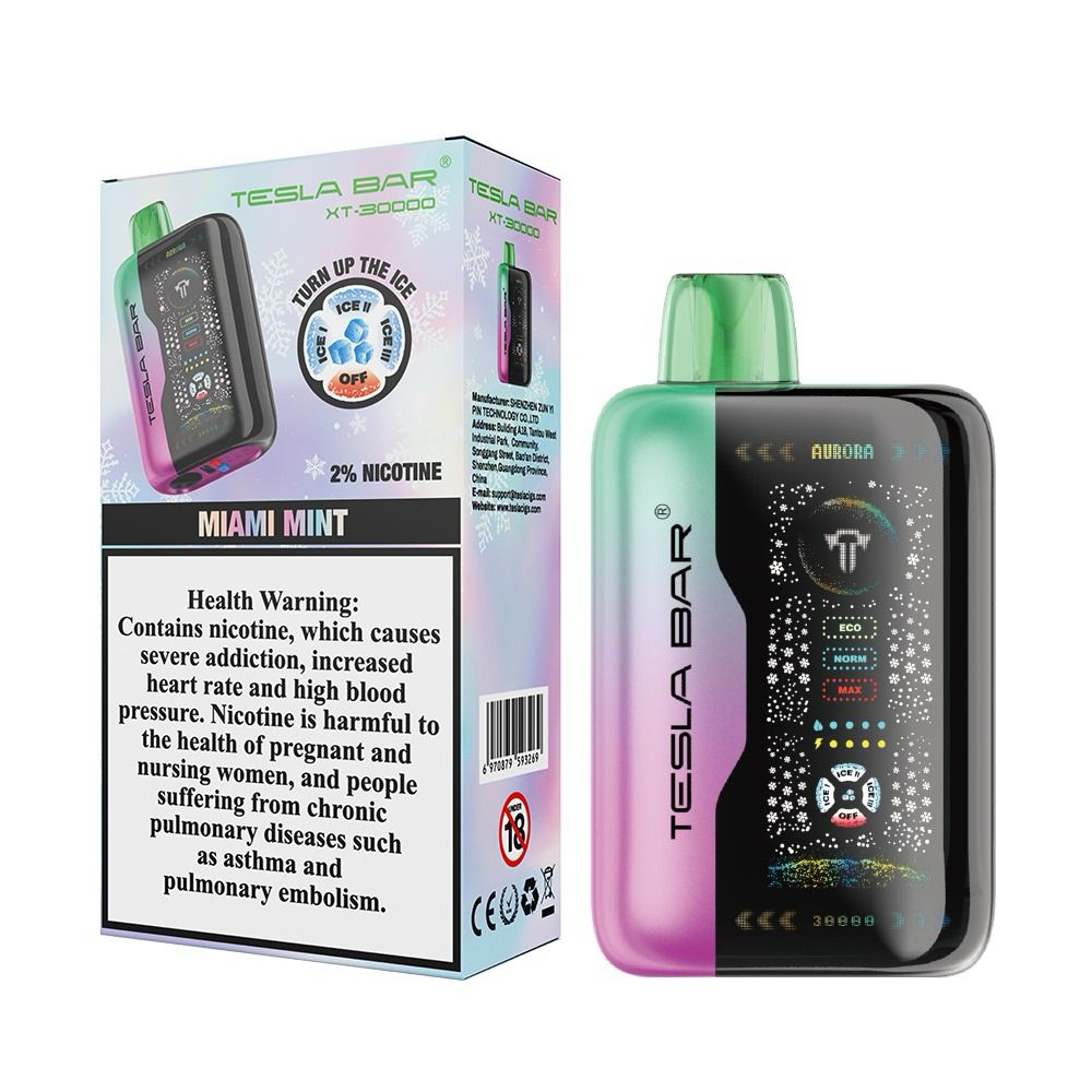 Tesla Bar XT 30000 Puff Disposable Vape In Dubai UAE