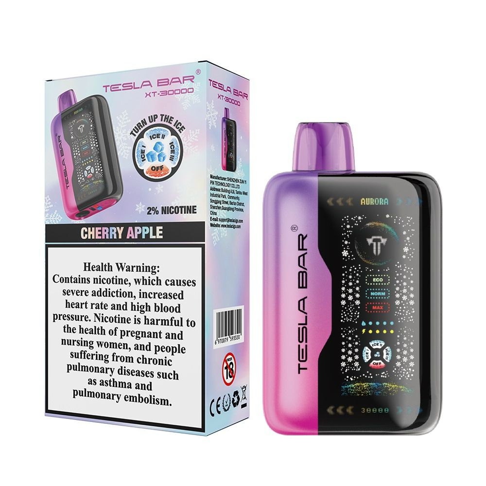 Tesla Bar XT 30000 Puff Disposable Vape In Dubai UAE